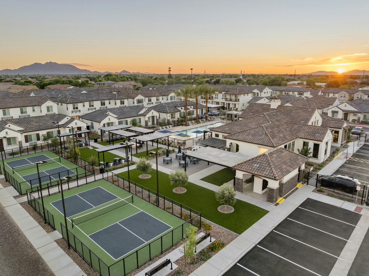 Stately QC aerial wide